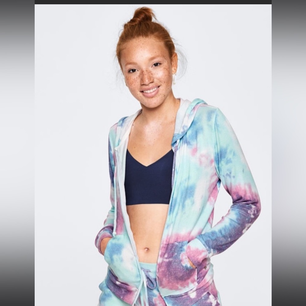 Comfy and light jacket tie dye